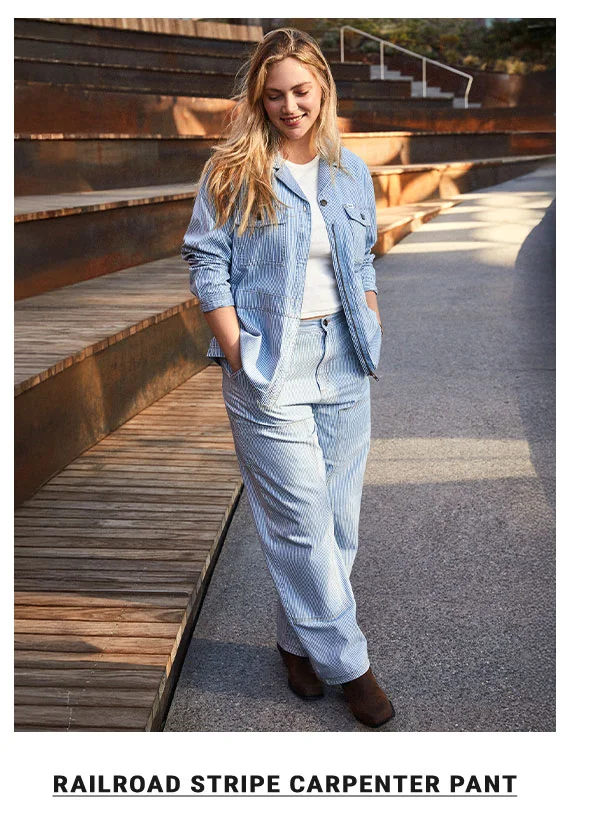 Railroad Stripe Carpenter Pant