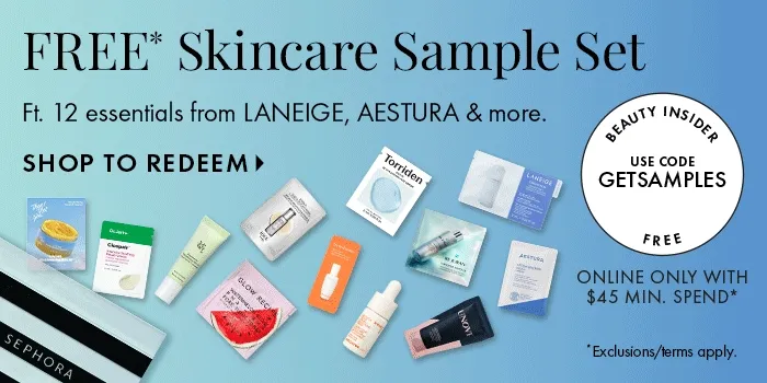 Skincare Sample Bag