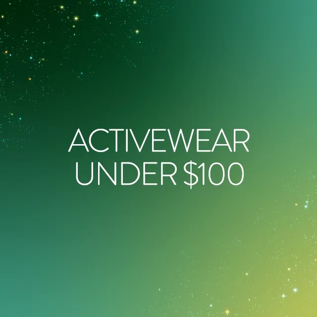 Activewear under $100.