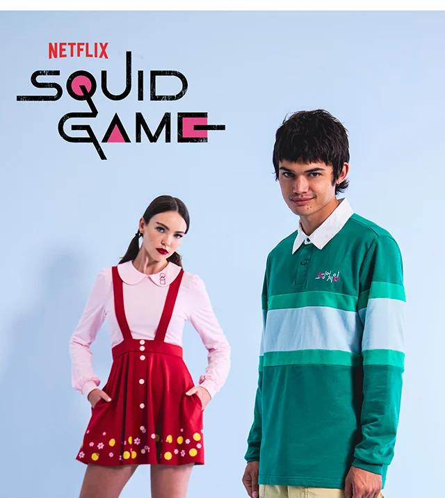 HT and Squid Game. Shop Now