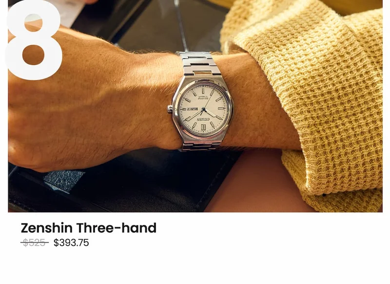 Zenshin Three-hand WAS: $525  NOW: $393.75