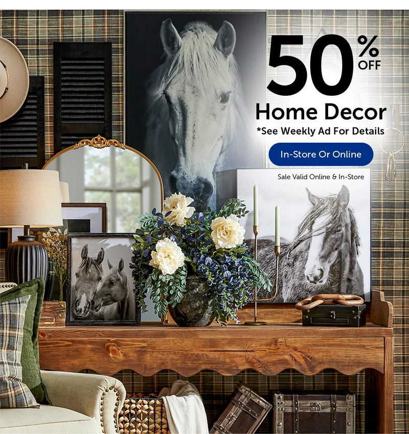 Home Decor - 50% Off