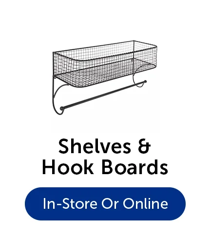 Shelves & Hook Boards