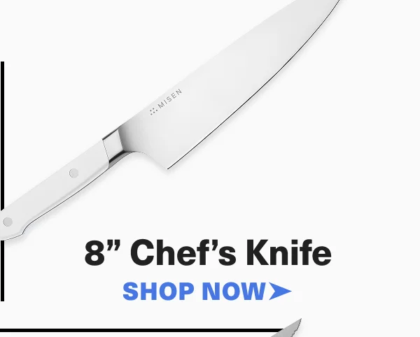 White 8" Chef's Knife