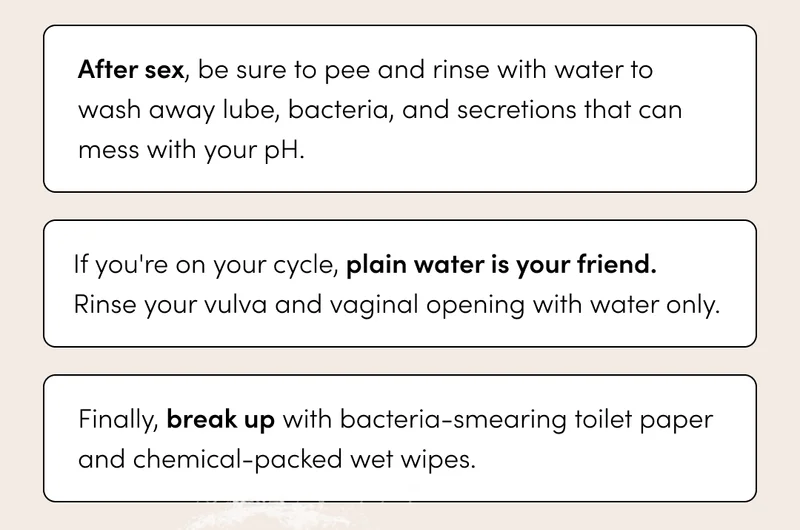 CLEAN YOUR V
