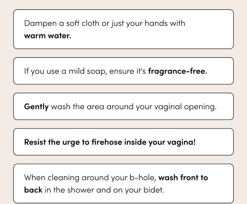 CLEAN YOUR V