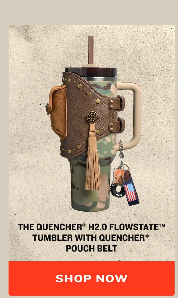 The Quencher H2.0 FlowState Tumbler with Quencher Pouch Belt