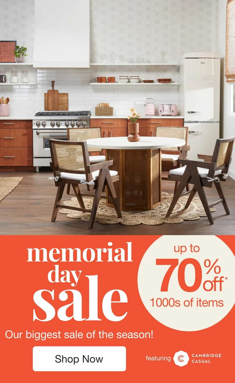 70% off 1000s of item*