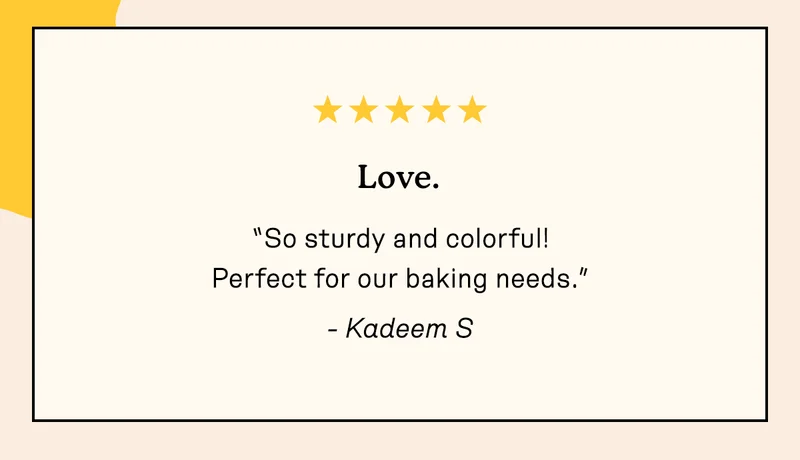 Perfect for your baking needs