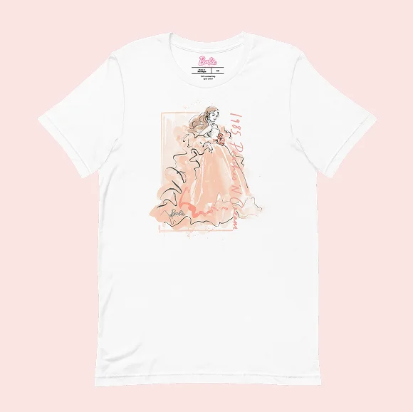 Barbie Peaches ‘n Cream White T-Shirt