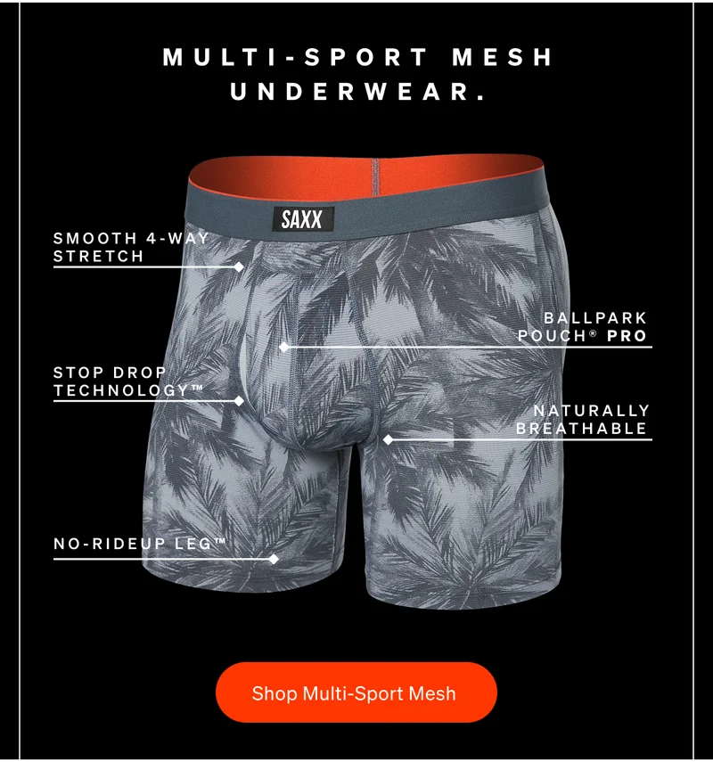 Multi-Sport Mesh Underwear.