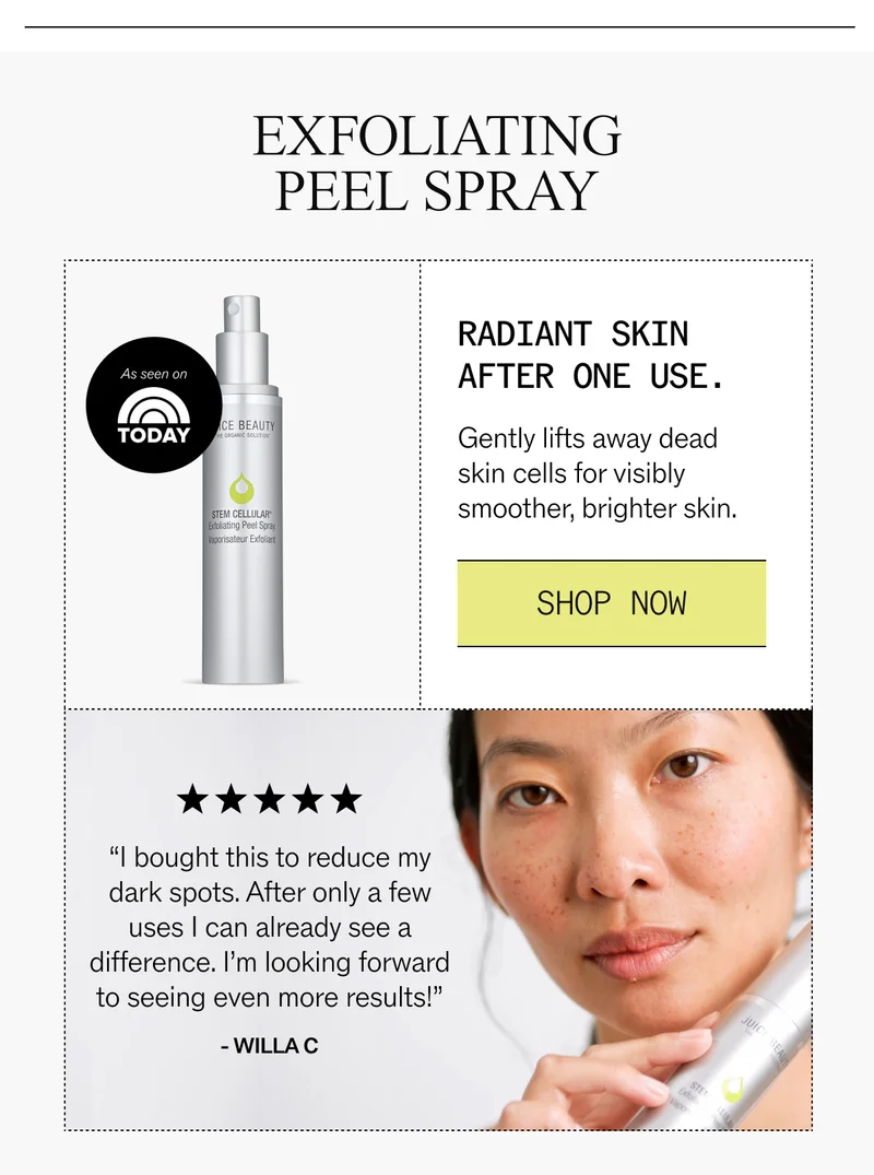 Exfoliating Peel Spray