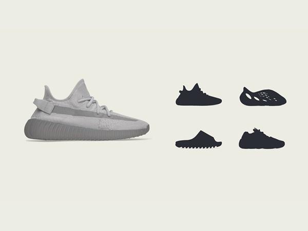 YEEZY - 350 V2 STEEL GREY & EXAMPLE PRODUCTS