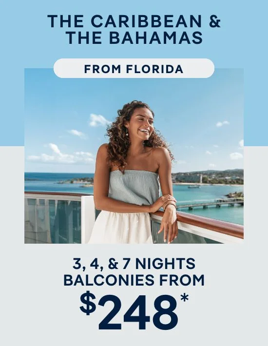 3 & 4 Nights From Miami – Click to View Cruises & Book Now