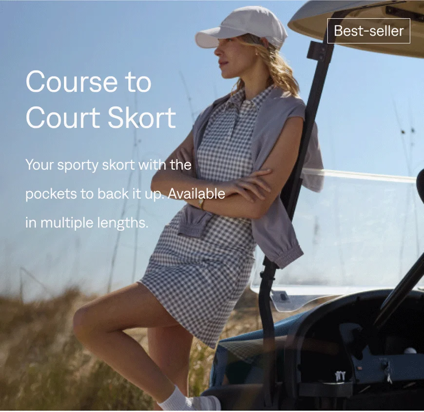Course to Court Skort