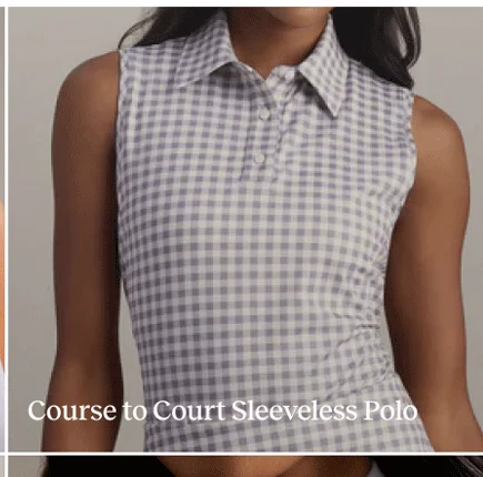 Course to Court Sleeveless Polo