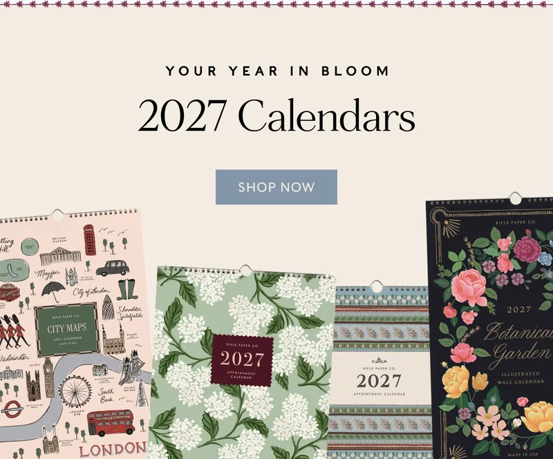 YOUR YEAR IN BLOOM - 2027 Calendars | SHOP NOW