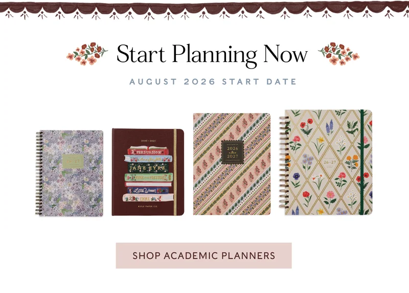 Start Planning Now - AUGUST 2026 START DATE | SHOP ACADEMIC PLANNERS