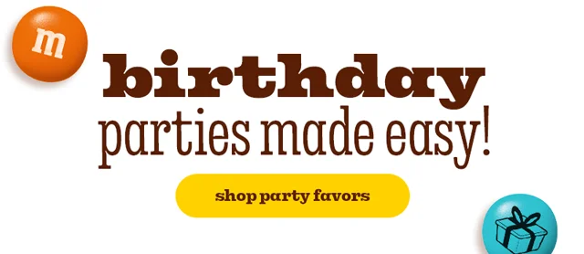 SHOP PARTY FAVORS