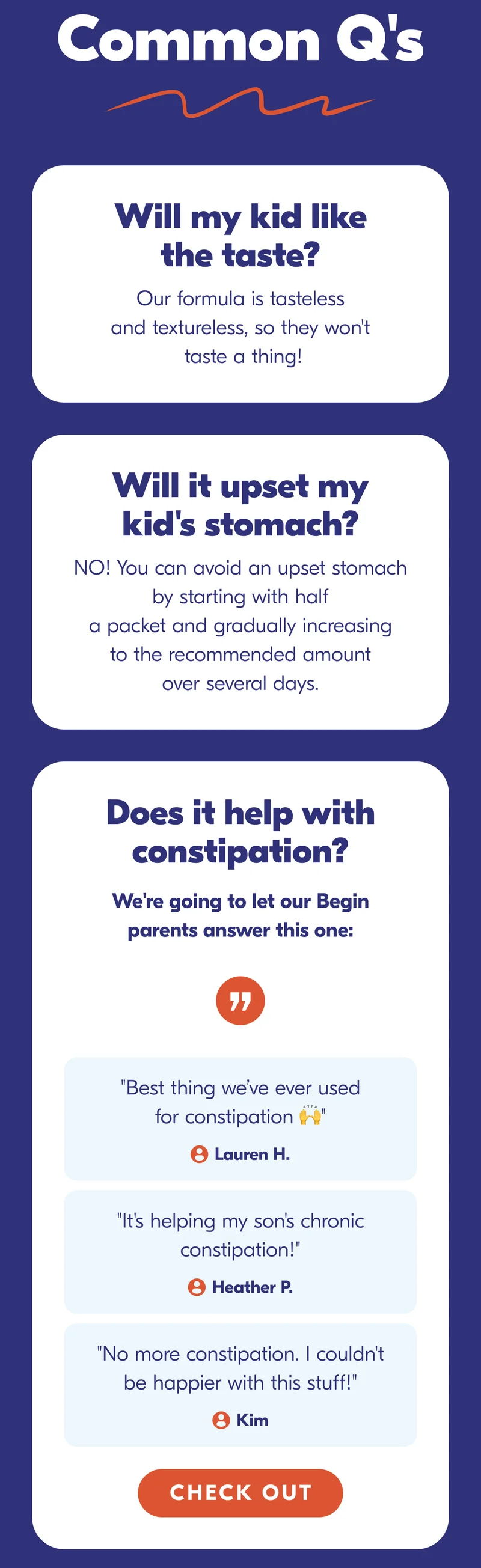Here's some common Q's!