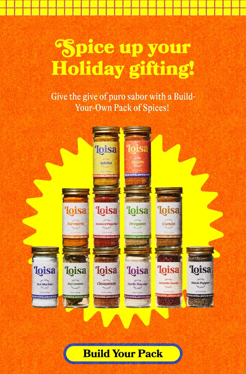 Spice up your Holiday gifting! Give the give of puro sabor with a Build-Your-Own Pack of Spices. Build Your Pack
