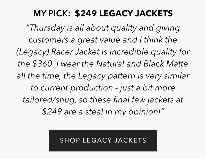 Shop Legacy Jackets