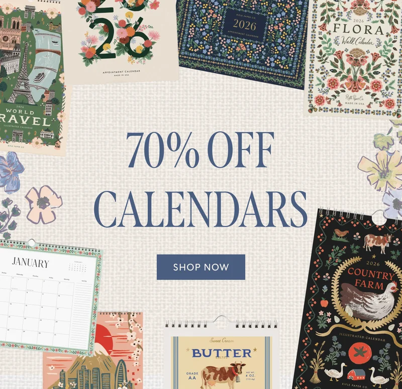 70% OFF CALENDARS | SHOP NOW