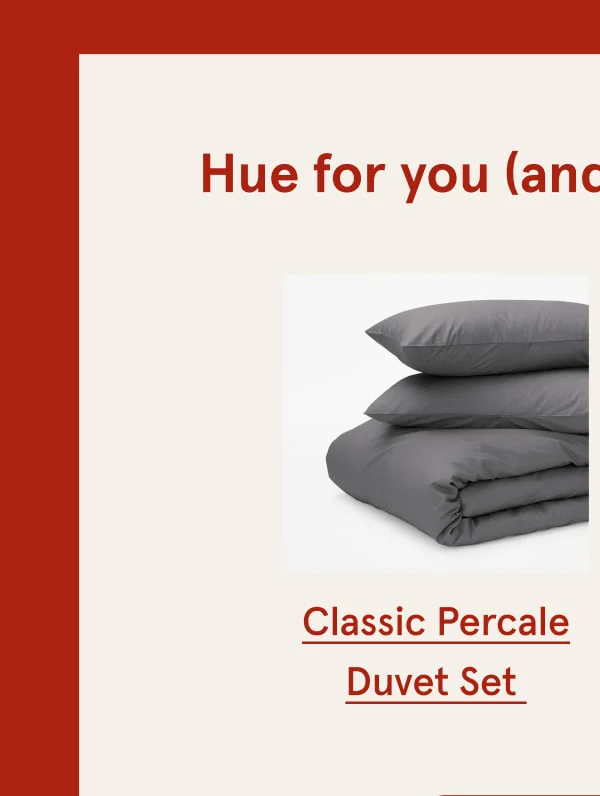 Classic Percale Duvet Set