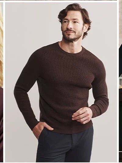 Walden Waffle Cashmere Blend Sweater