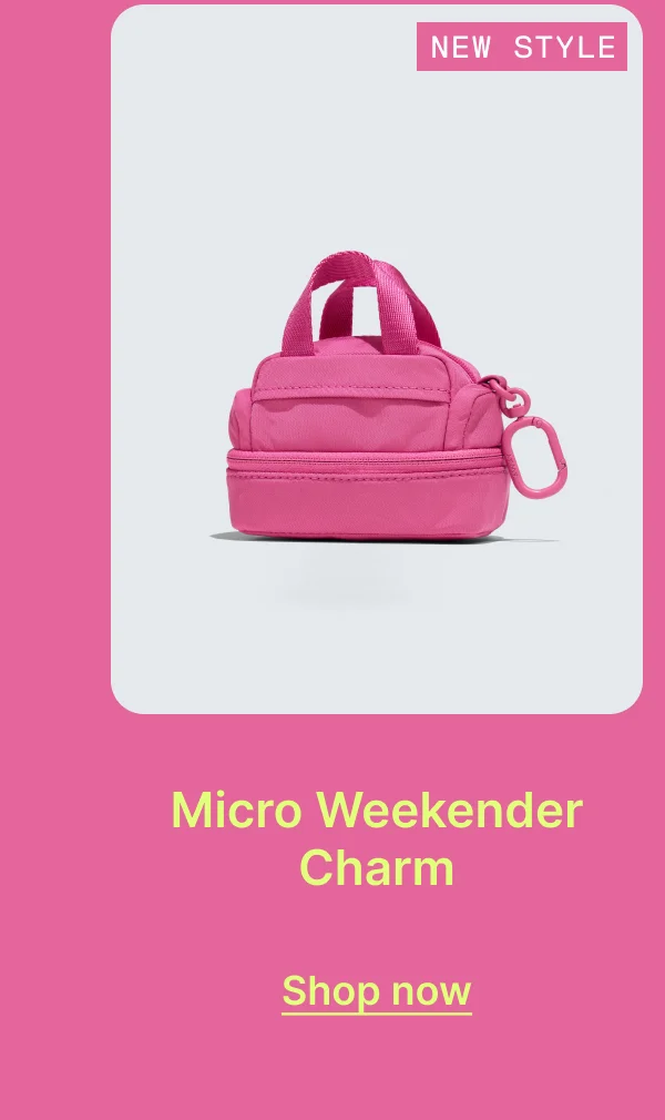 Micro Weekender Charm