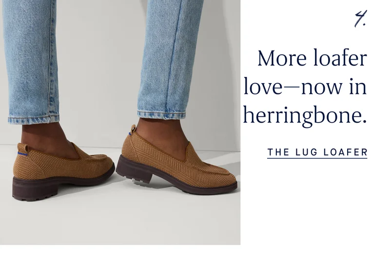 4. More loafer love—now in herringbone. THE LUG LOAFER