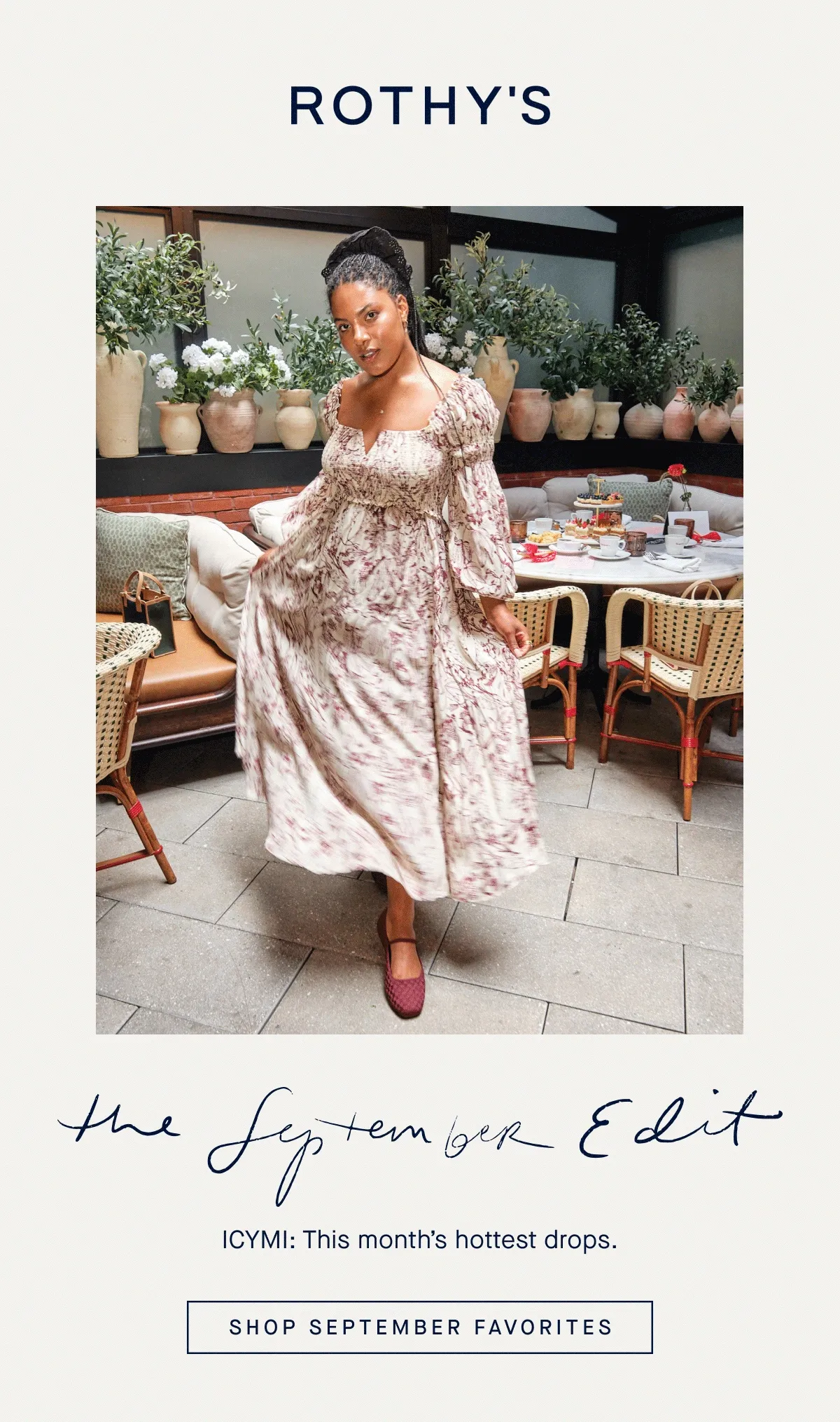 The September Edit ICYMI: This month’s hottest drops. SHOP SEPTEMBER FAVORITES
