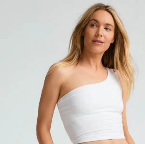 Spacedye The Bold Shoulder Cropped Tank