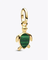 Green Turtle Mini Dangle Charm