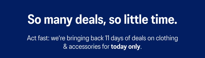 So many deals, so little time.
