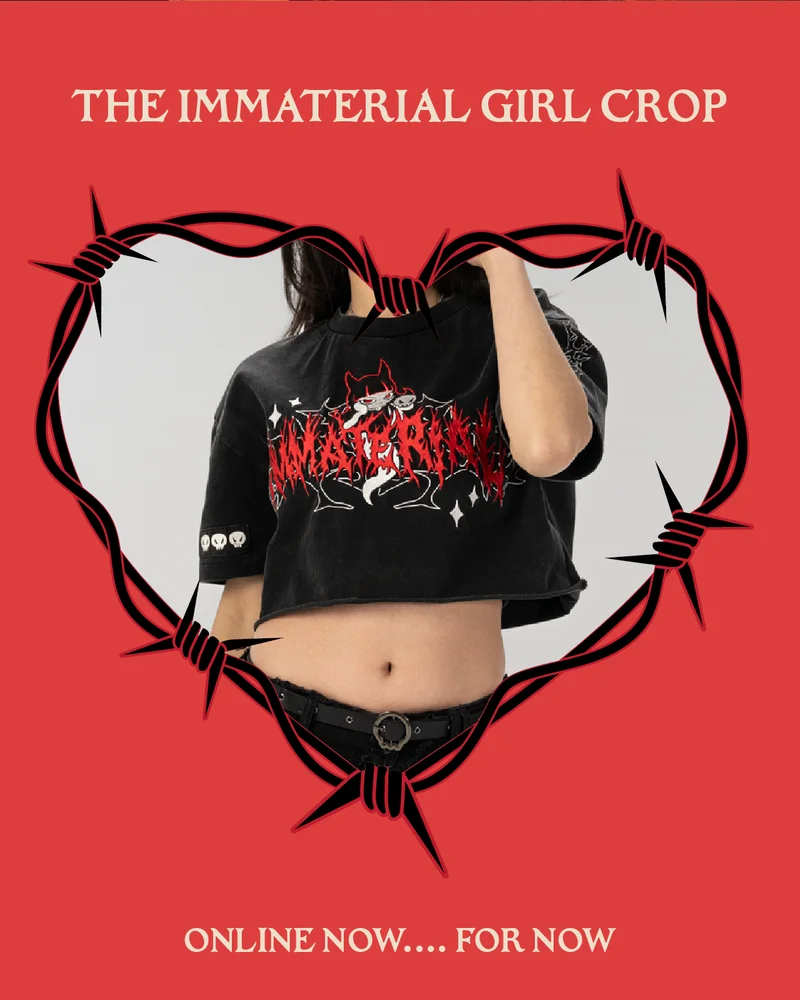 The Immaterial Girl Crop