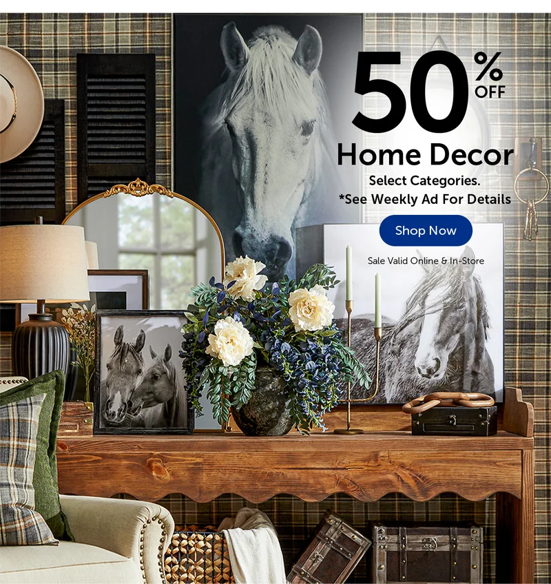 50% Off Home Decor