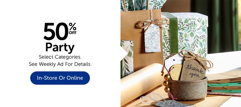 50% Off Party