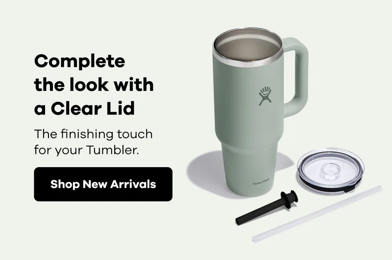 Complete the look with a Clear Lid. The finishing touch for your Tumbler. | Shop New Arrivals
