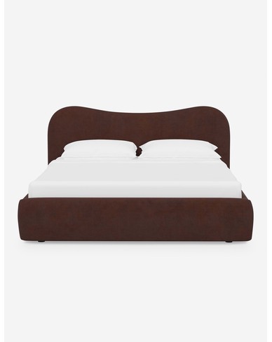 Gladys Platform Bed by Sarah Sherman Samuel-Wine Mini Corduroy / King