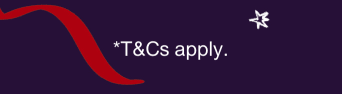 *T&Cs apply.