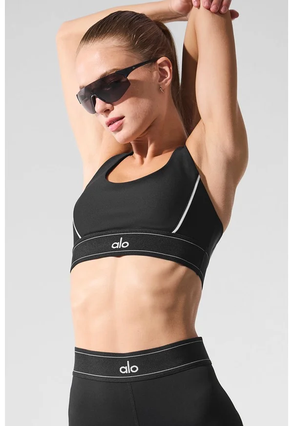 Airlift Suit Up Bra - Black/White - Black/White / S