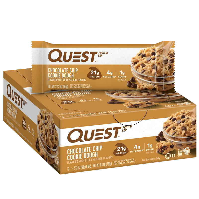 Image of Chocolate Chip Cookie Dough Protein Bars