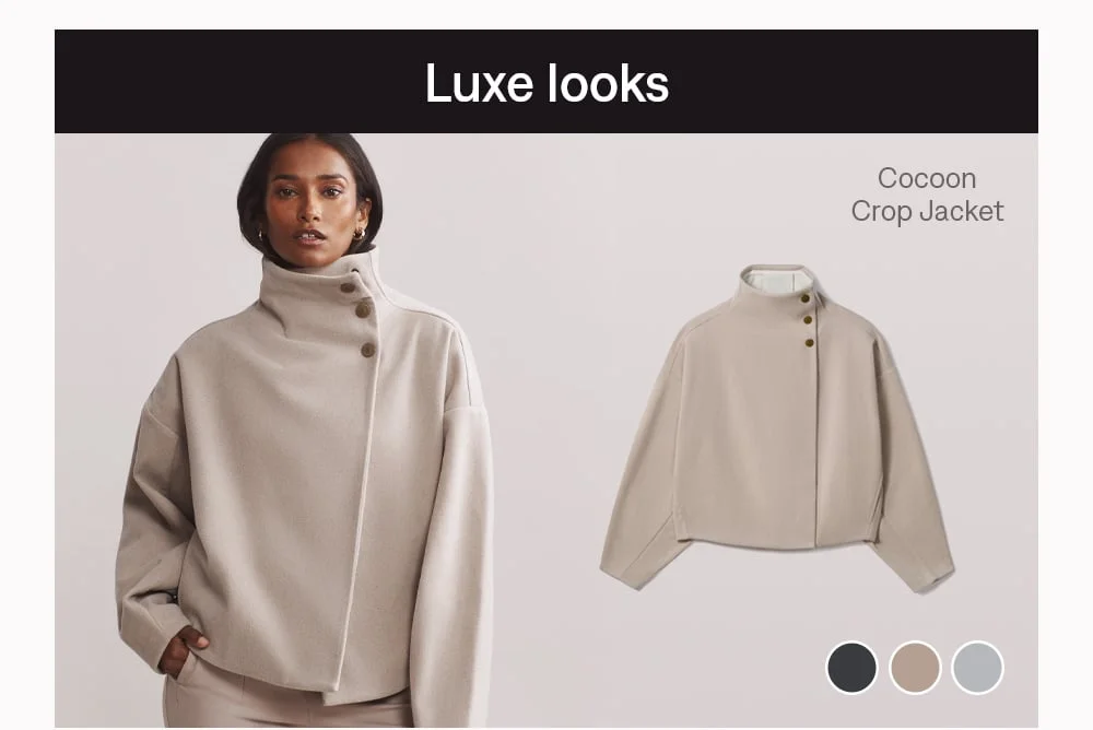 Cocoon Crop Jacket
