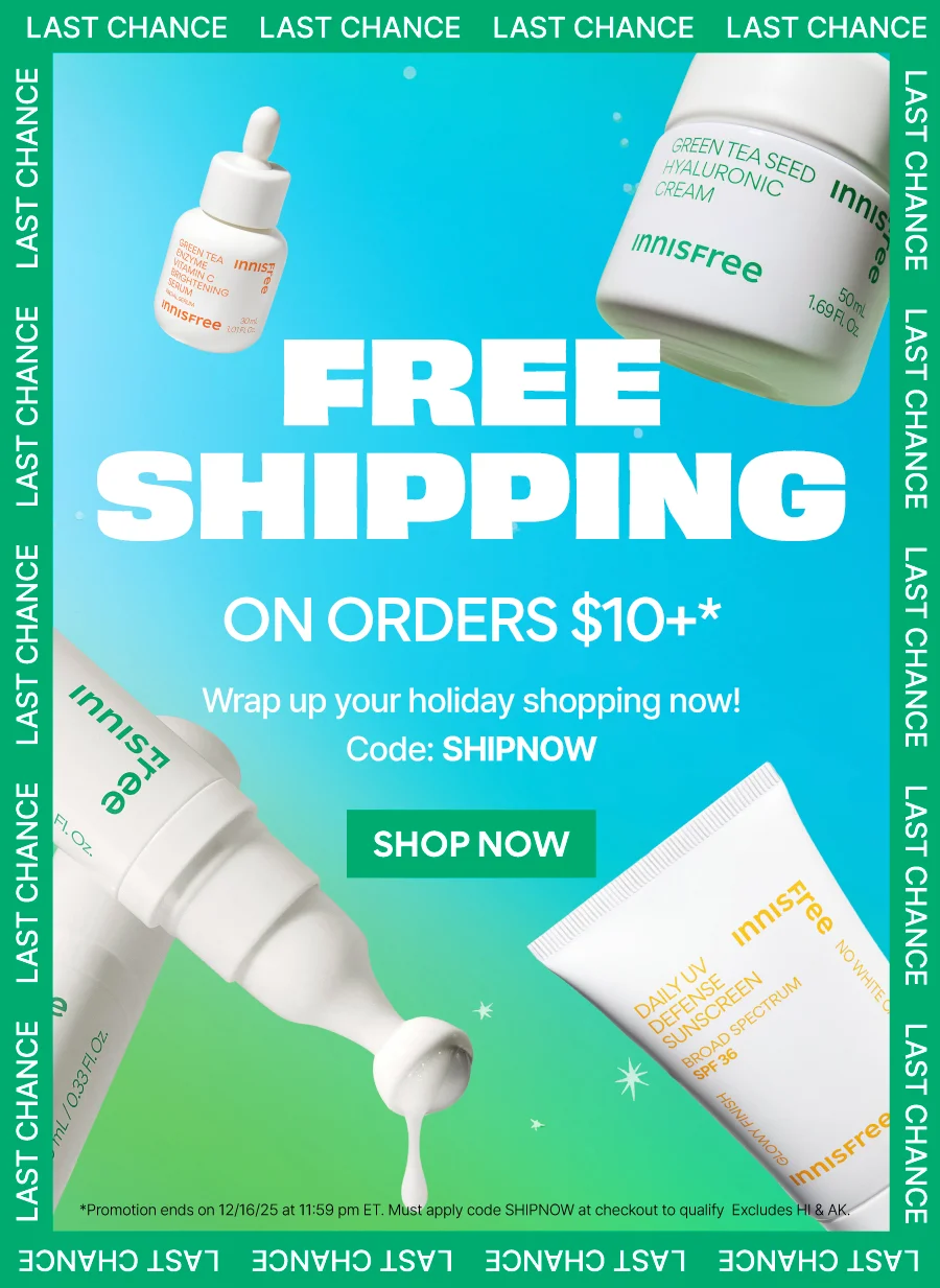 FREE SHIPPING ON ORDERS $10+