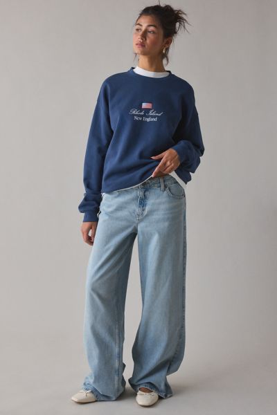 GUESS JEANS G11 Mid-Rise Wide Leg Jean