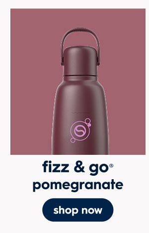 Sodastream Fizz & Go™ Insulated Stainless Steel Carbonating Bottle Pomegranate 30.4 oz
