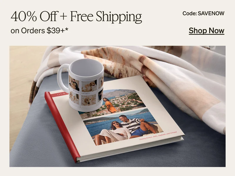 40% off + Free Shipping on orders $39+