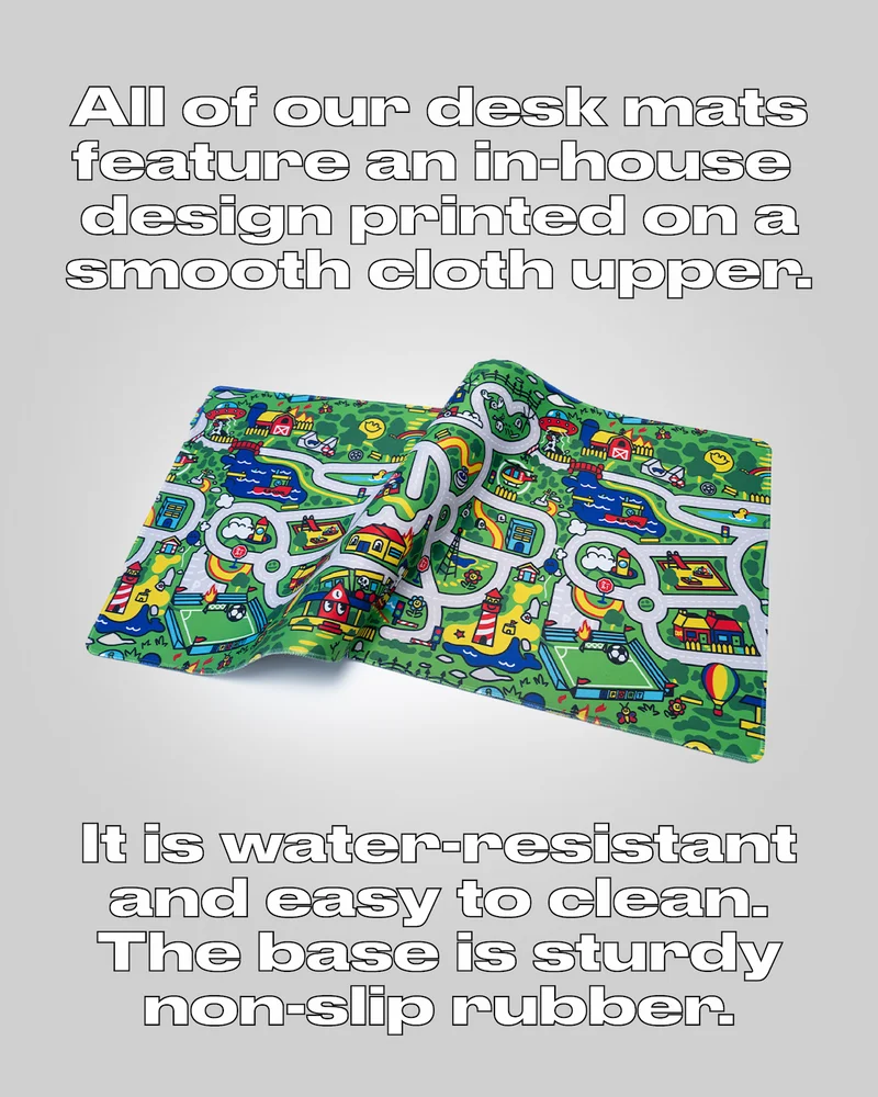 Wow desk mats!