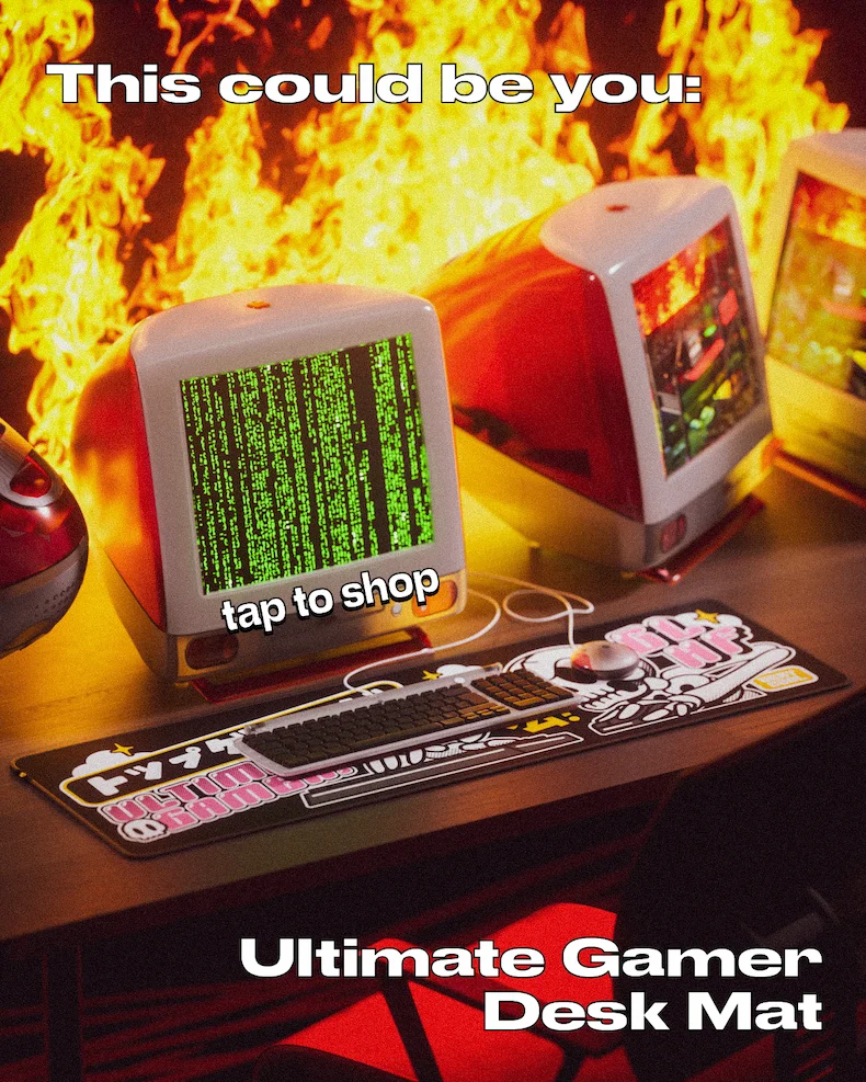 ultimate gamer desk mat